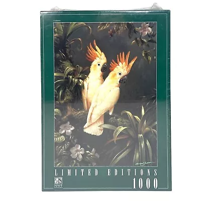 NWF Limited Edition COCKATOOS 1000 Piece Puzzle By Michael Jackson - NEW SEALED! • $39.95