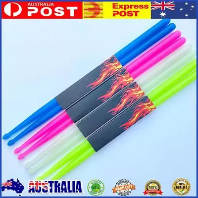 2 Pcs Glow In The Dark 4 Color Light Up Drum Sticks For Adults Kids Professional • $10.59