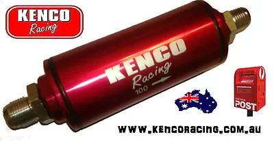 100 Micron Kenco Racing Aluminium Fuel Filter Race Car Off Road 4wd Sprintcar  • $99