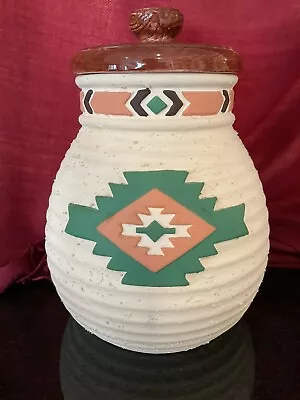 SOUTHWESTERN SANTA FE MOTIF COOKIE Jar • $29.50