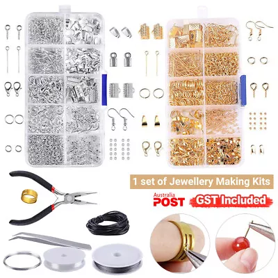 Wire Jewelry Making Starter Kit DIY Findings Sterling Repair Tool Supplies Craft • $18.80