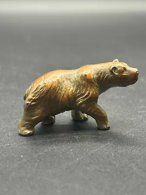 Vintage SRG Sell Right Gifts Bronze Patina Cast Metal Grizzly Bear Figurine • $24.95