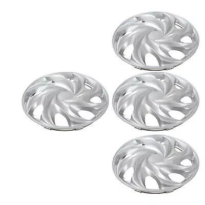 ZZ1 4 Pcs 14 Inch Wheel Hub Cap Universal Fit Silvery Wheel Hub Rim Cover For • $125.63