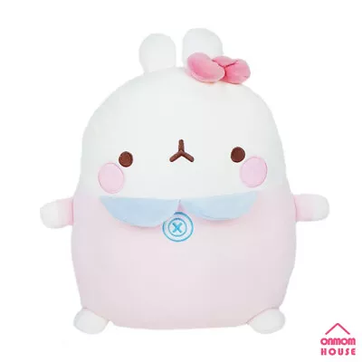 Molang Baby Body Cushion Plush Doll Pink 40cm Korea Toy • $64.90