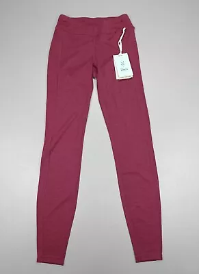 IBEX Woolies 2 Merino Wool Base Layer Leggings Deep Red Women’s Size XS • $71.99