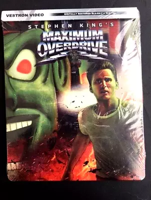 Stephen King’s MAXIMUM OVERDRIVE-1986 Blu-Ray-Digital Steelbook W/ Features NEW • $55