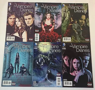 CW Tv Show Comics VAMPIRE DIARIES #1 2 3 4 5 6 ~ FULL SET • £64.30