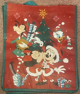 New Disney Store Mickey & Friends Christmas Holiday Reusable Tote Bag 2020 ~ NEW • $11.99