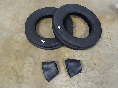 TWO New 5.00-15 Carlisle Tri-Rib 3 Rib Front Tractor Tires WITH Tubes • $158
