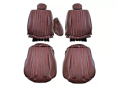 FITS Mercedes-Benz R107 1980-85 380SL Middle Red Vinyl Seat Covers • $464.07