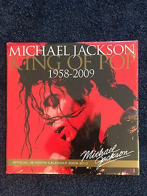 Michael Jackson 2009-2010 Calendar King Of Pop 1958-2009   • $2.48