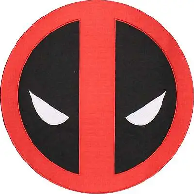 Marvel Universe X-Men Comics Deadpool Logo Iron On Large Applique Patch • $18.99