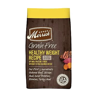 Merrick Premium Grain Free Dry Dog Food Weight Management Dog Food Wholesome ... • $42.33