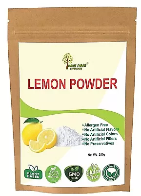 Lemon Powder Vegan GMO Free Natural Flavouring No Artificial Colours Or Flavours • $24.99