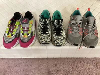 Lot MENS Sneakers Running Jogging Shoes 9 & 9.5 9 1/2 Puma Cell/Calibrate Onitsu • $25