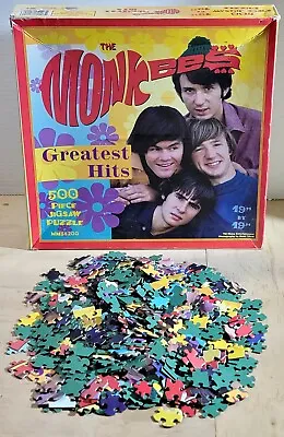 The Monkees Greatest Hits COMPLETE 500 Piece 19x19  90's Jigsaw Puzzle (MM8520) • $11.04