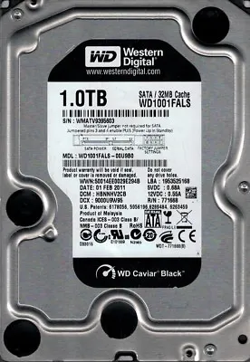 Western Digital WD1001FALS-00U9B0 1TB DCM: HBNNHV2CB WMATV • $280.75