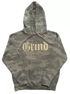 Independent Trading Co. Grind Athletics Camo American Flag Hoodie Pullover Men M • $19.99