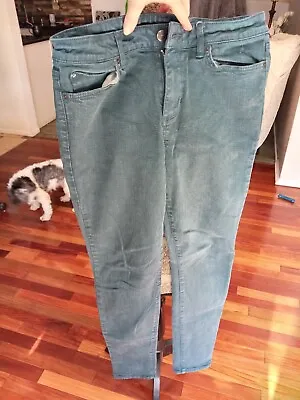 Womens Blue Green Skinny Pants Jeans Size 30 Else GUC • $14.99