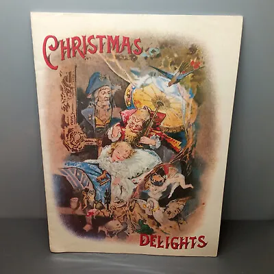 1978 McLoughlin Bros Legend Christmas Delights Illustrated Book Evergreen Press • $18.20