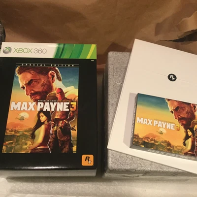 $54.99 • Buy MAX PAYNE 3 Special Edition Xbox 360 CIB COMPLETE GAME + BIG BOX + STATUE MINT!