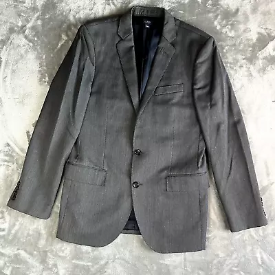 J Crew Ludlow Jacket Mens 38R Gray Blazer Wool Tollegno 1900 • $49.88