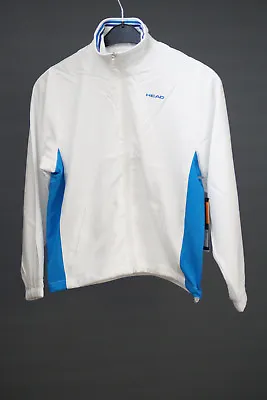 Head Club Hartley Jr.Tennis Boys All Season Jacket White Blue Children • £24.92