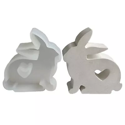Rabbit Silicone Mold 3D Easter Resin Casting Bunny Mold Cute DIY Handmade • $9.96