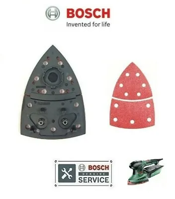£28.95 • Buy BOSCH Delta Sanding Plate + 25-Pce Sanding Sheets SET (To Fit: PSM 200 AES)