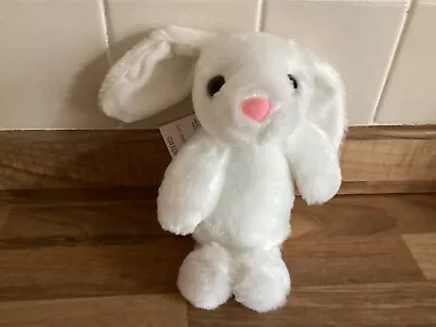 Tjm White Bunny Rabbit With Pink Nose Soft Toy Baby Easter Chick Comforter Bnwt • £4.99