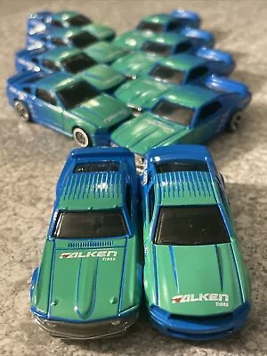 Lot Of 10 Loose Hot Wheels Falken Tires 1969 Ford Mustang Boss & 2007 Mustang • $12.99