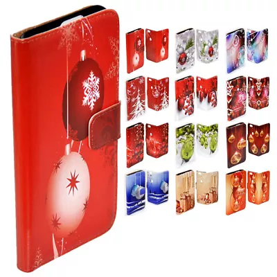 For Samsung Galaxy Note Series - Christmas Ball Theme Print Wallet Phone Cover • $13.98