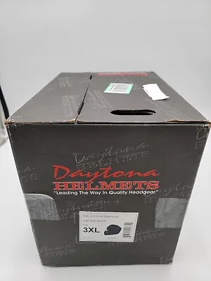 Daytona Helmets DOT Approved Daytona Glide Motorcycle Helmet - Dull Black 3XL • $124.99