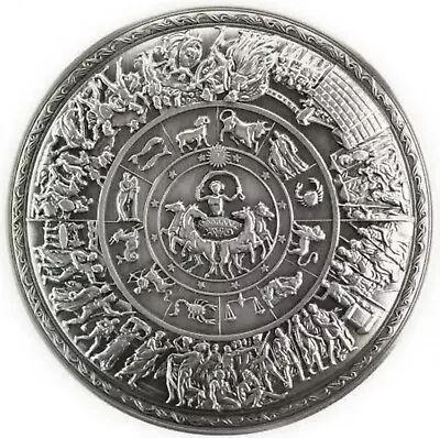 2oz 999 Silver Achilles' Shield Stacker Coin - Antiqued. Stunning • $174.99