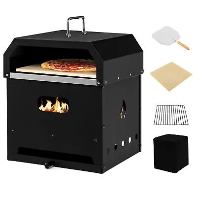 4-in-1 Multipurpose Outdoor Pizza Oven Wood Fired 2-Layer Detachable Oven • $93.99