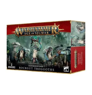 Warhammer AoS Gloomspite Gitz Rockgut Troggoths (3)  NO BOX • $42.95