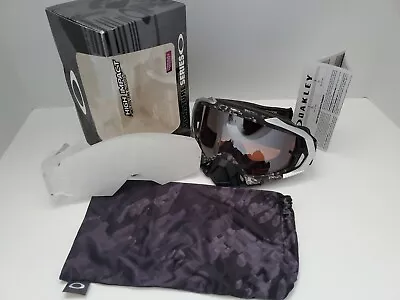 $80 • Buy NEW Oakley Mayhem Pro MX James Stewart Sig. Stealth Camo/ Prizm MX Black Goggle