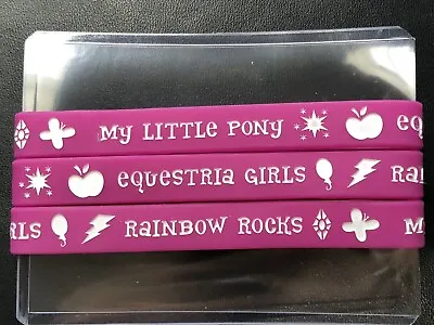 SDCC 2018 EXCLUSIVE My Little Pony Equestria Girls Rainbow Rocks Promo Wristband • $5.99