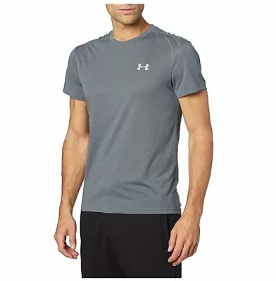 Under Armour Men's Streaker 2.0 Running Short Sleeve Active T Shirt - XXL Gray • $23.49