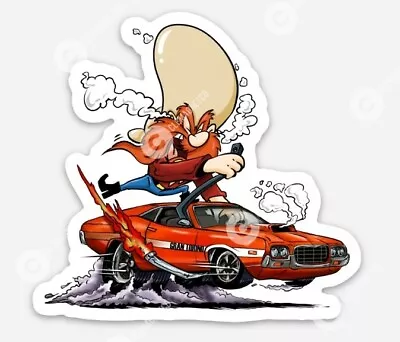 Ford Gran Torino STICKER - Muscle Car Vintage Old School Rat Fink Ford Yosemite • $5.45