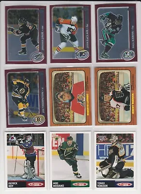 2002-03 Topps Hockey You Pick Base Stars RC Rookie Inserts Hall Of Famers NM • $1.25