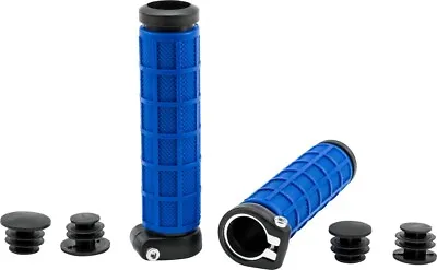 FLY Racing Lock On Grips Yamaha Banshee 350 Blaster 200 YFZ450 YFZ 450 Blue • $12.95