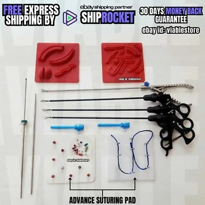Laparoscopic Training Kit Complete Set 5mmx330mm Laparoscopy Surgical Instrument • $240.90
