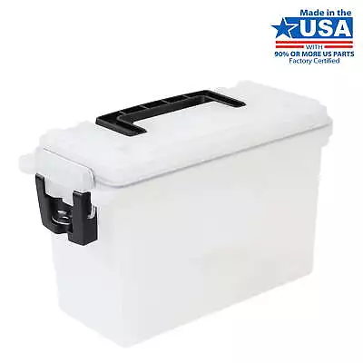 Extra Tough Frostproof Locking And Stacking Utility And Tool BoxDurable Plastic • $6.88