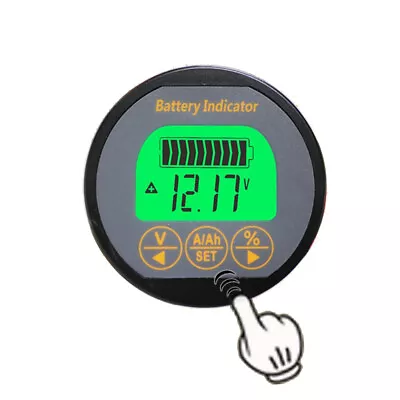 Battery Monitor DC 0-80V0-350A SOC AH VOLT AMP Capacity Tester Voltmeter Ammeter • $43.50