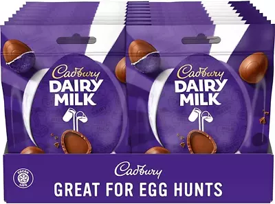 Cadbury Dairy Milk Miniature Chocolate Easter Egg Bag 77g (Pack Of 18 Bags) • £32.40