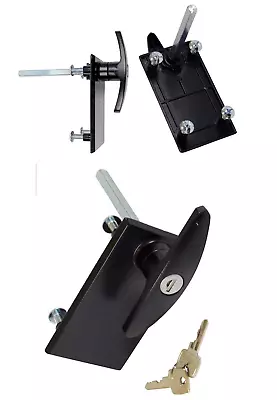 £12.95 • Buy GARADOR Garage Door Lock Handle Black Locking T Bar  Parts Spares Repair Kit