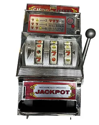 WACO Casino 7 Seven Toy Slot Machine Novelty Game Japan 25 Cents Parts Or Repair • $33