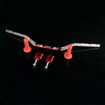 $207.46 • Buy Red Handlebar Handle Fat Bar Clamps Grips For Honda CR125 CR250 CRF250 CRF450