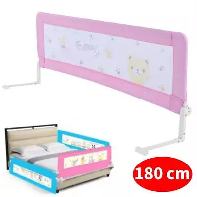 Kids Baby Bed Rail 180cm Child Bed Guard Toddler Safety Children Bedguard UK • £18.89
